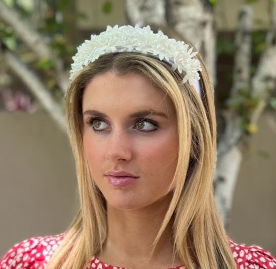 Headband Bling - Aribella in Snow