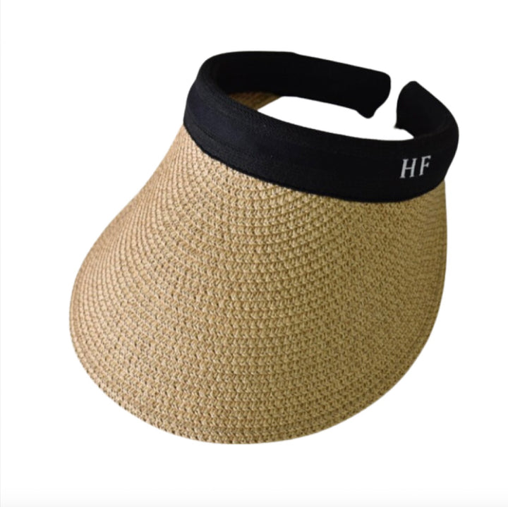 Visor - HF Logo in Golden Straw
