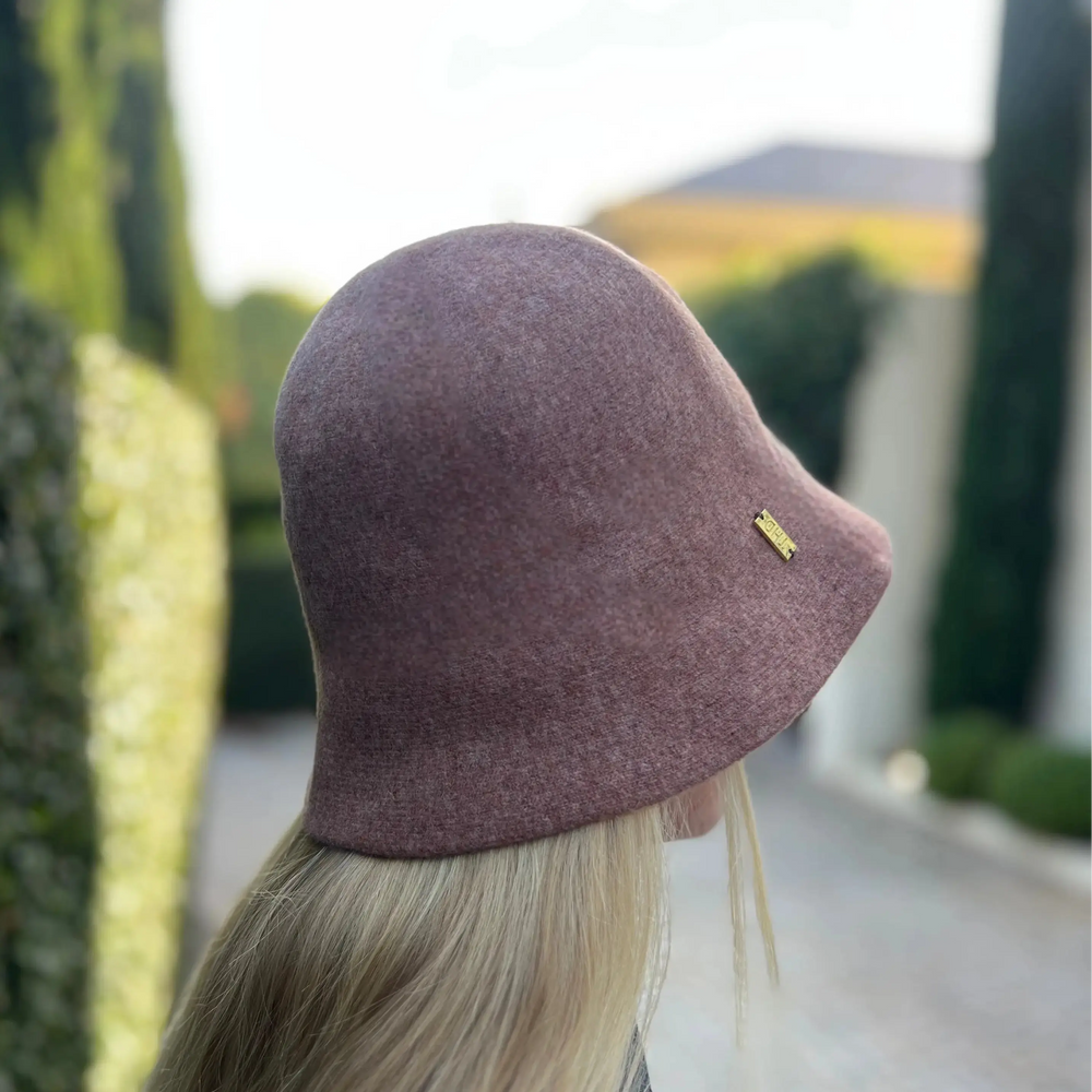 Boston Wool Cloche Hat- Brown HairFlairAus by THD