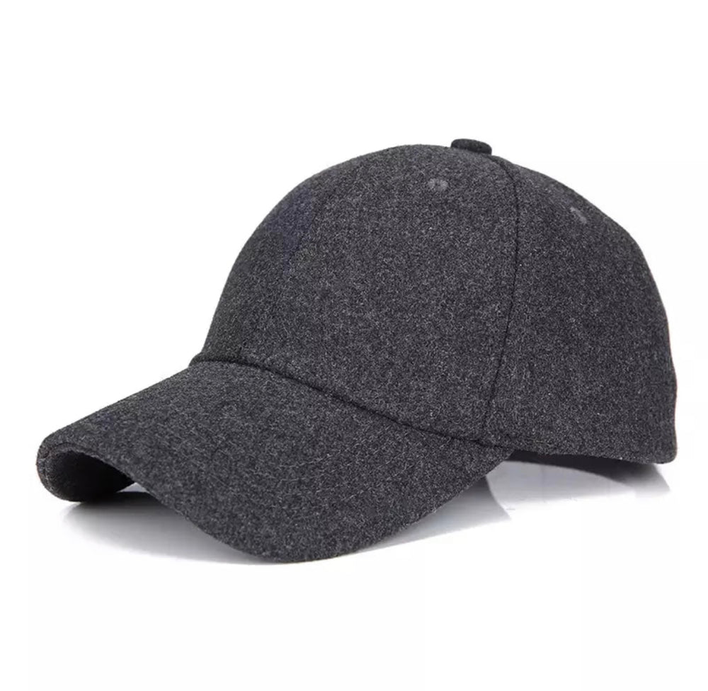 WS - Cap Unisex - Baseball Wool - Dark Grey