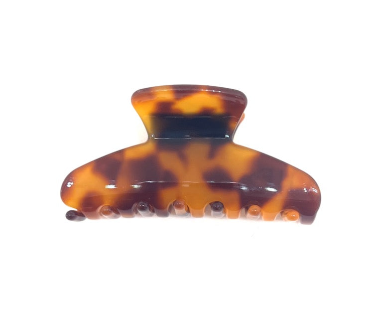Acetate Medium Claw in Classic Brown