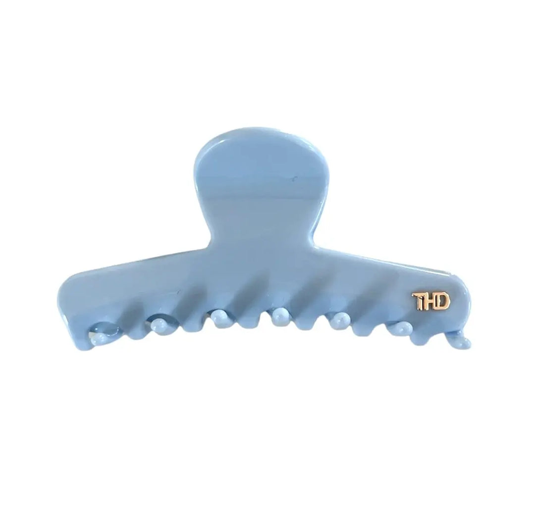Acetate Line Hair Claw 9cm Gelato Glacier Blue