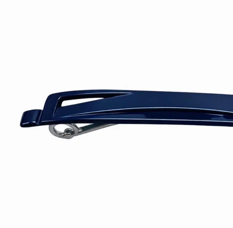 WS Linear Acetate Barrette - Navy