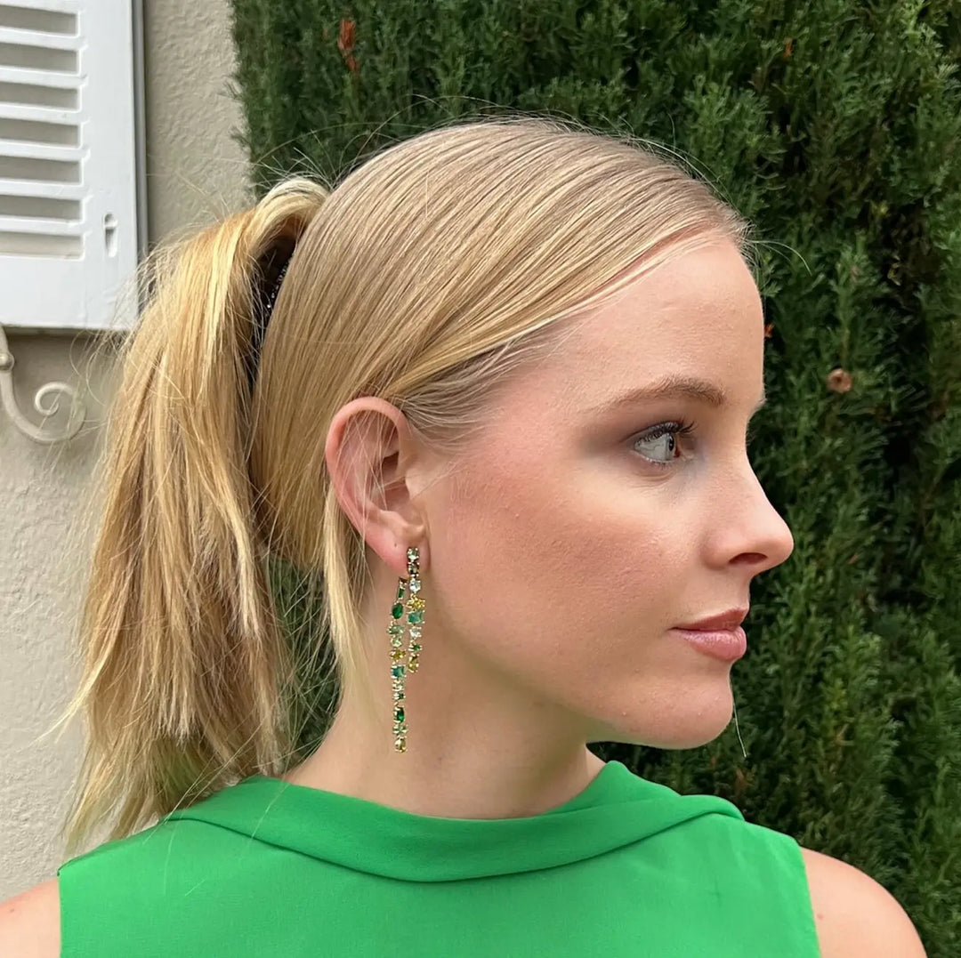 Opera Earrings - Green