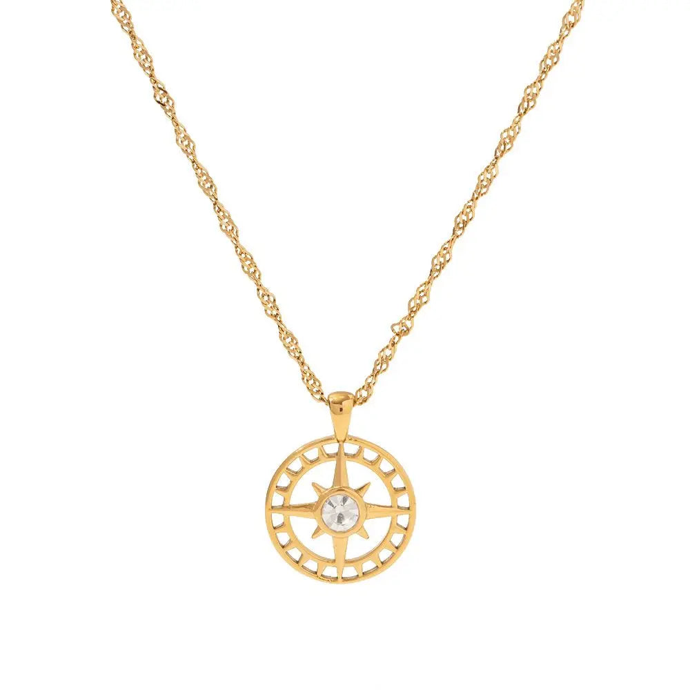 Astra Compass Necklace