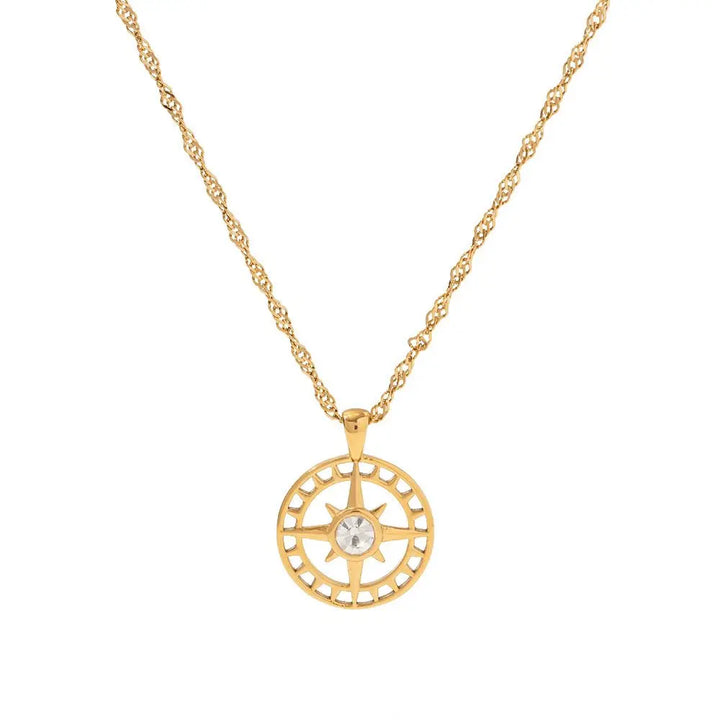 Astra Compass Necklace