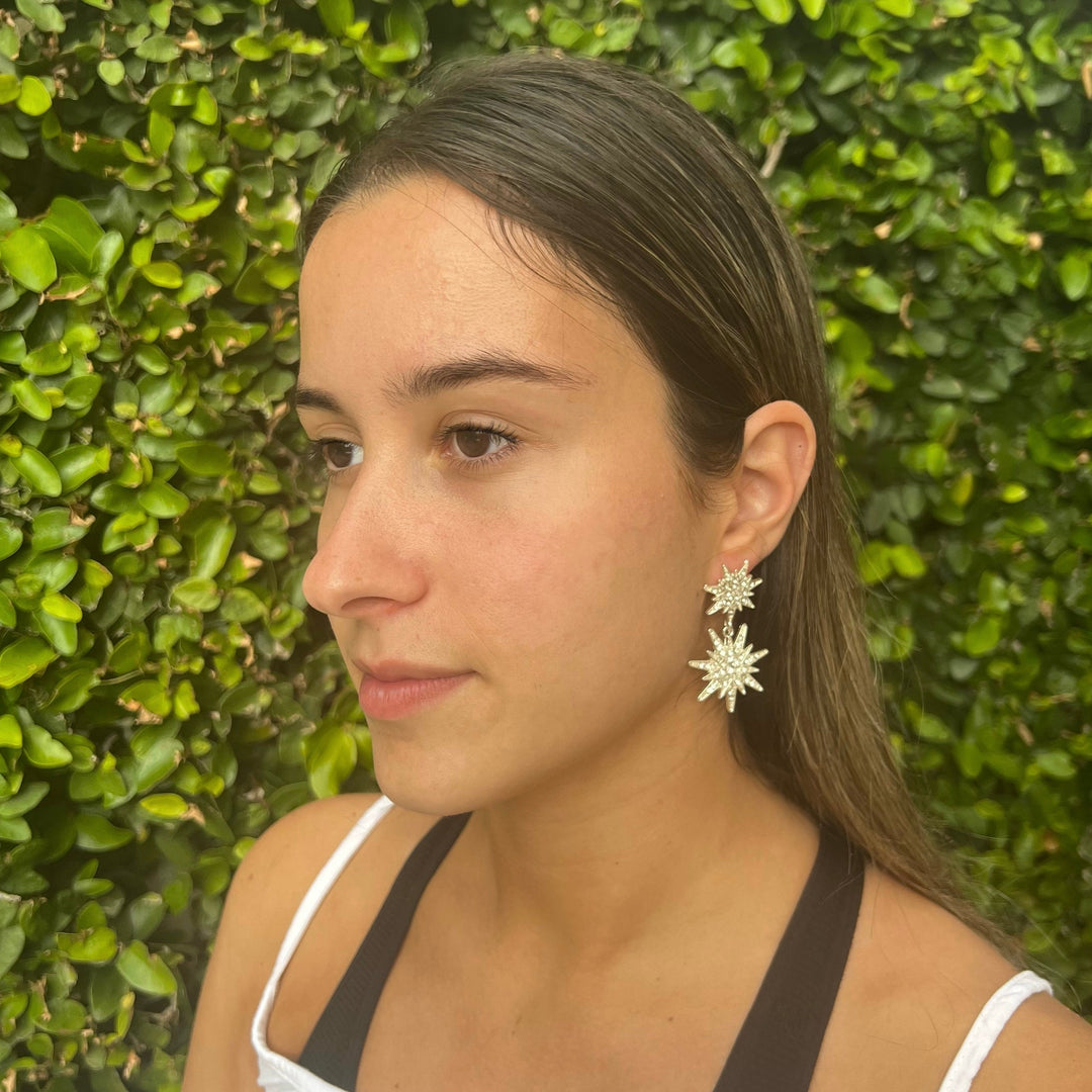 Gold Spark Earrings