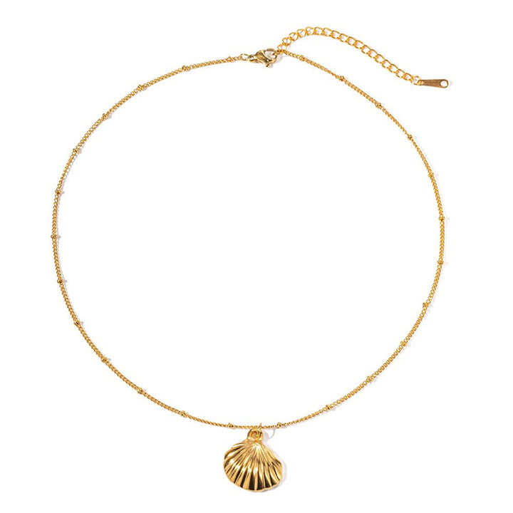 Nautilus Shell & Pearl Necklace