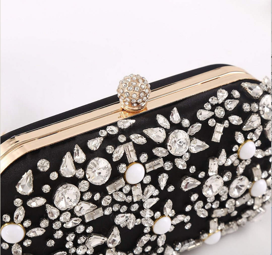 Eliza clutch Bag in Black