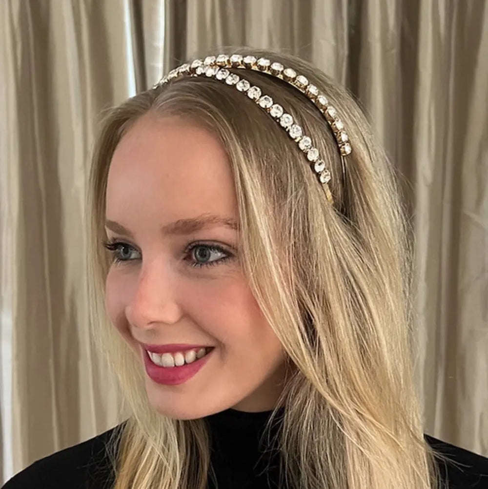 Headband Bling Exes Headband Gold