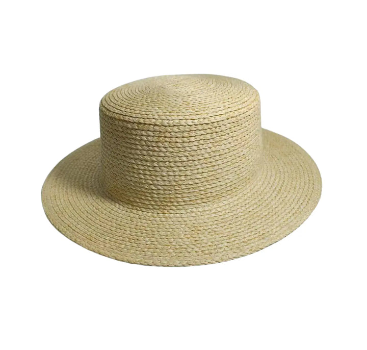 WS - Majorca Raffia Like Boater - Hero