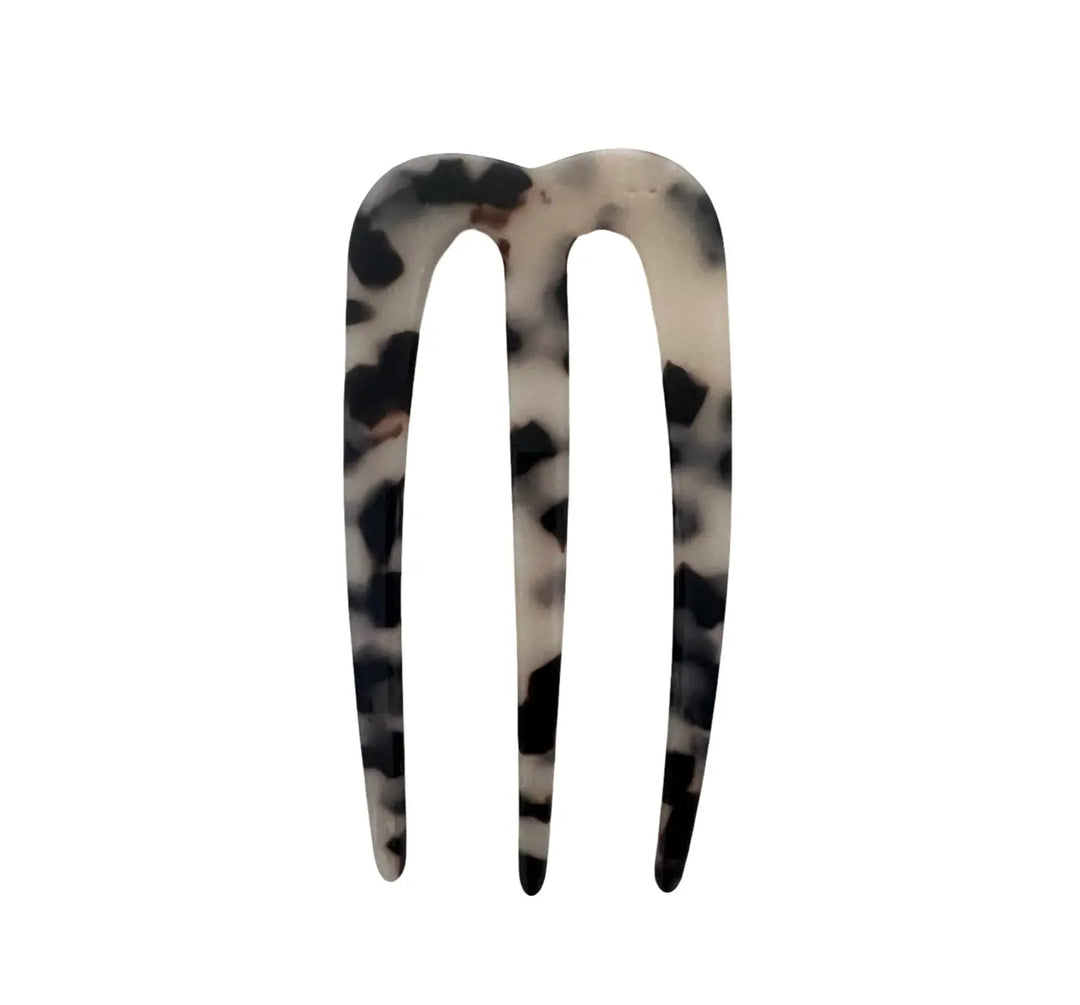 WS- Acetate Chignon/ M Pin - Light Turtle