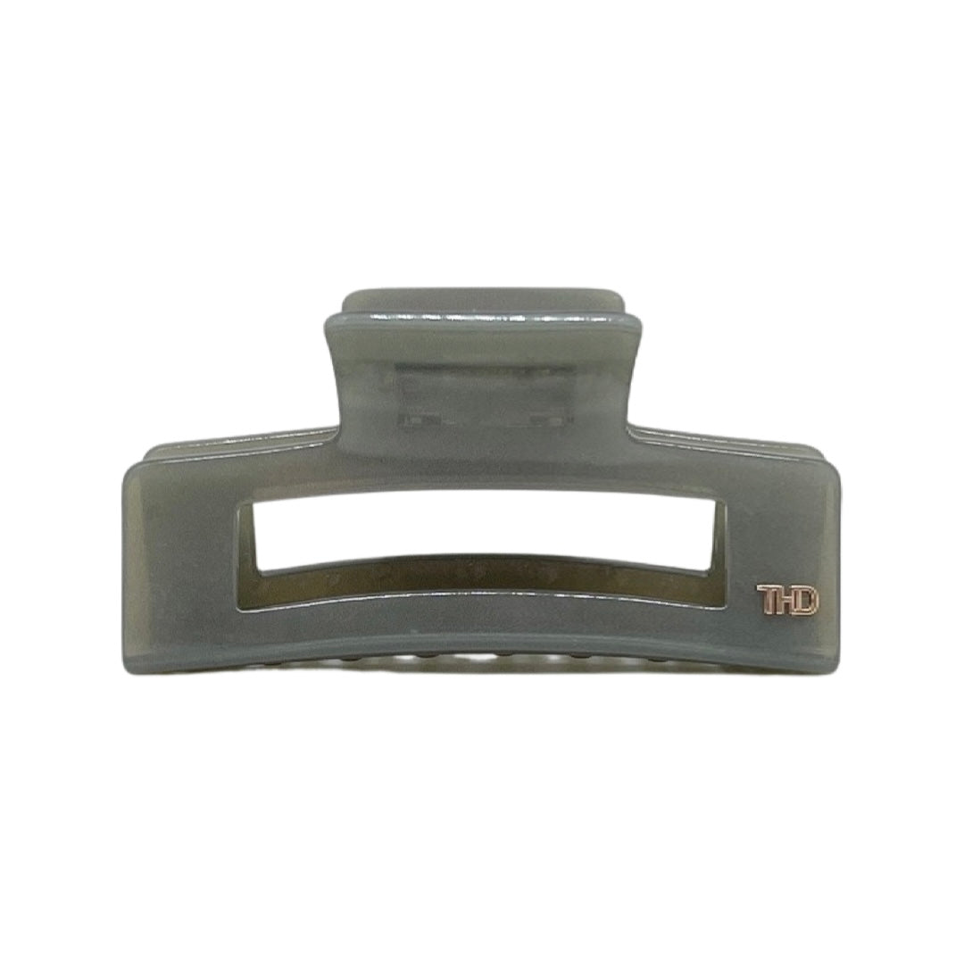 Acetate Rectangular Hair Claw in Grey Lilac