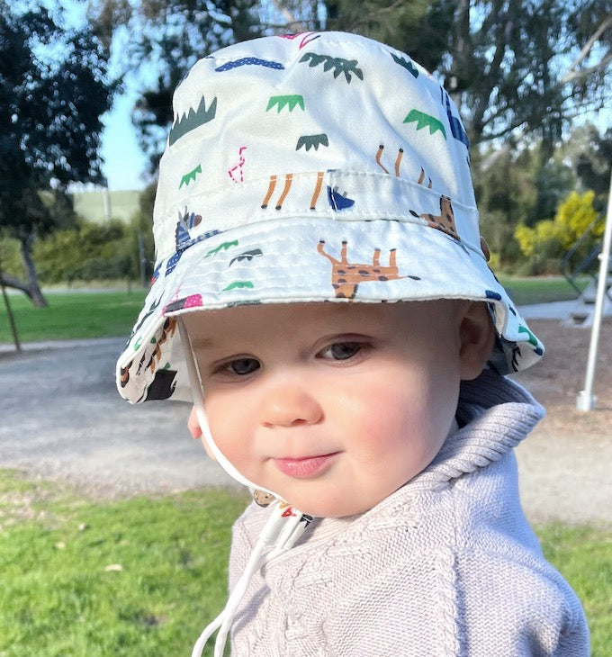 Hats - Animal Bucket 6-12m
