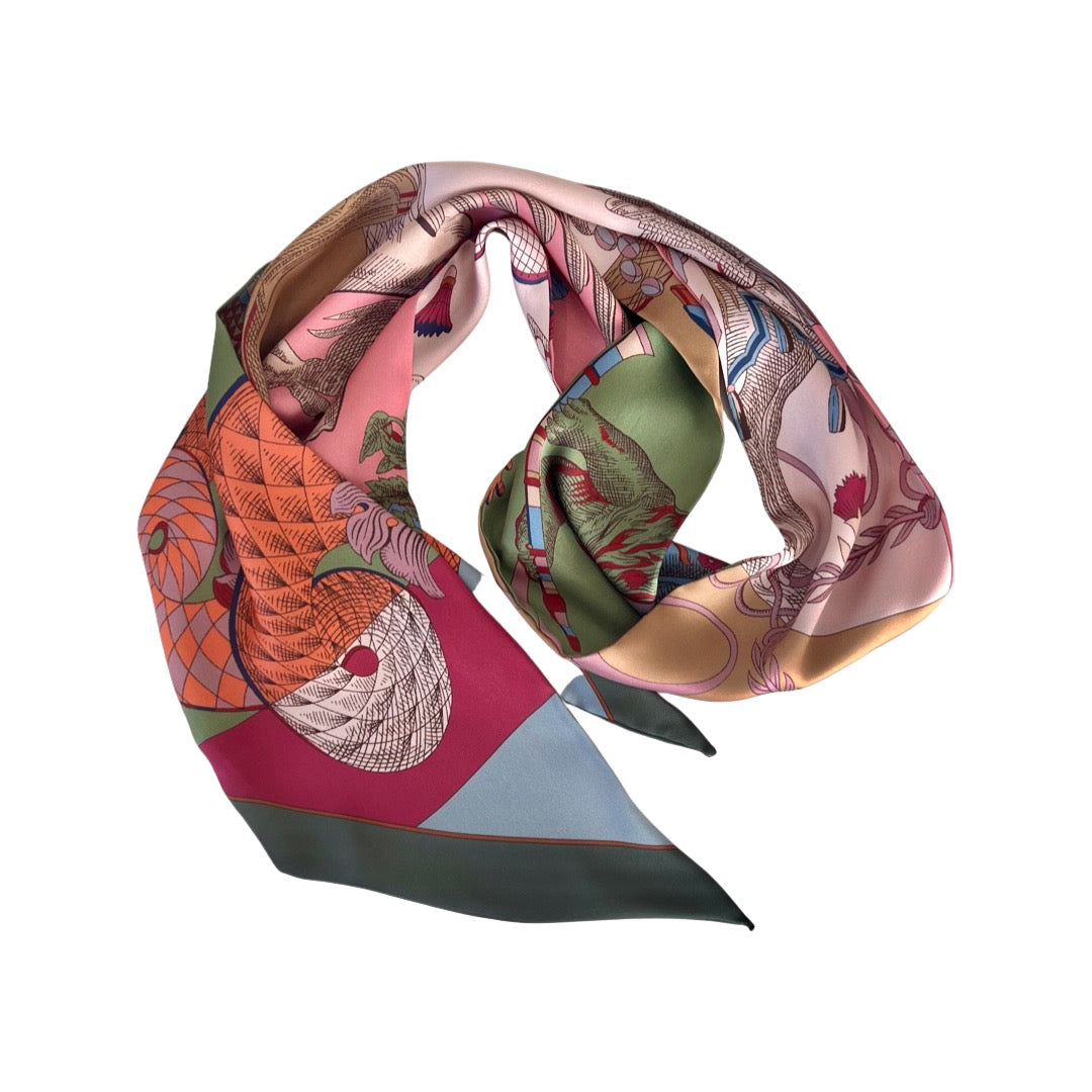 Neckscarf / Hairscarf - Pink Mystique