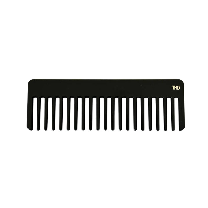 WS Acetate Detangle Comb - Black