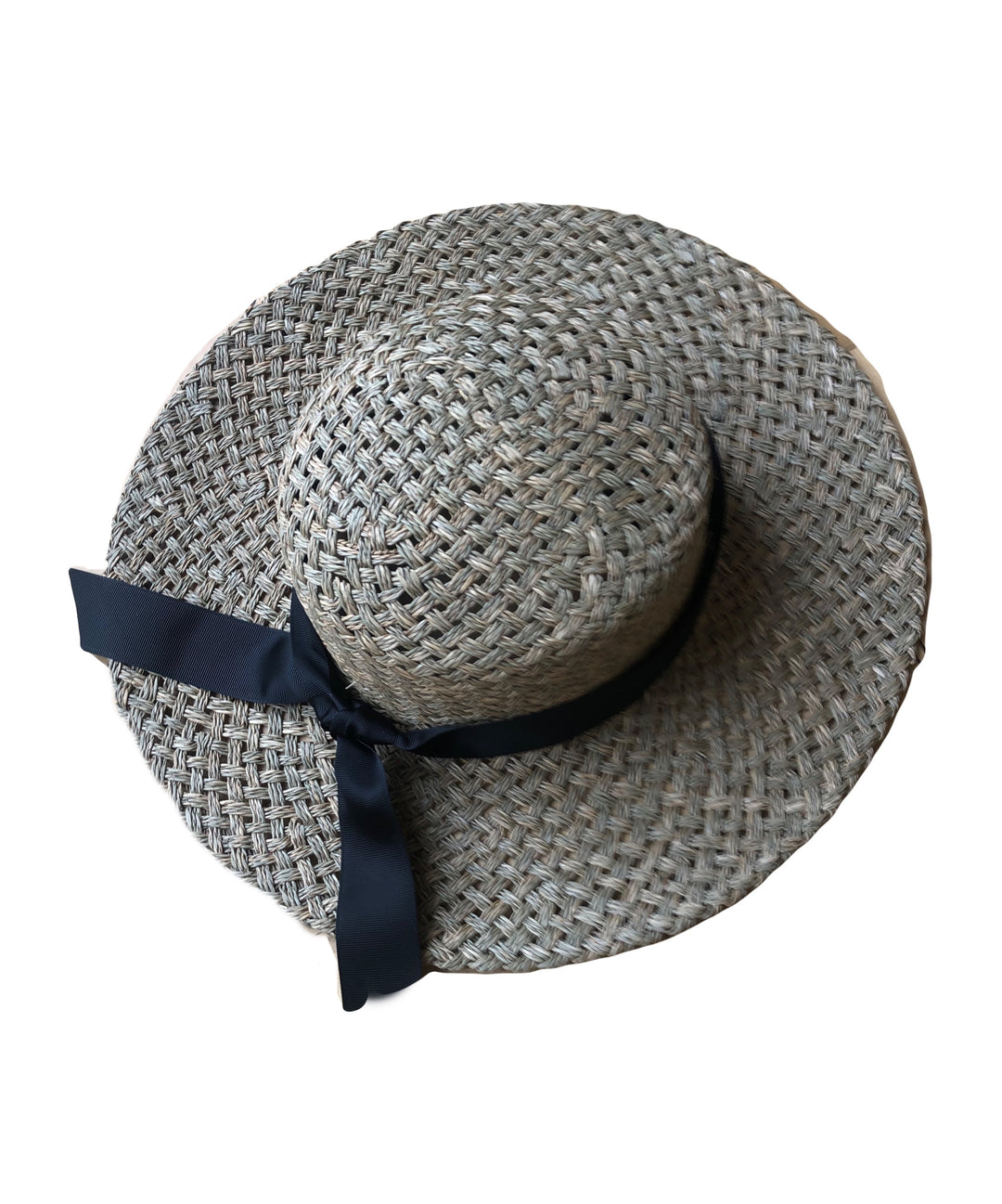 100% Seagrass Woven Boater & Ribbon
