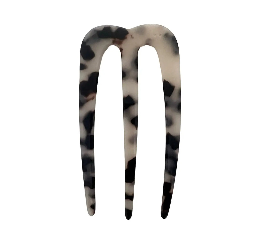 Acetate Chignon/ M Pin - Light Turtle