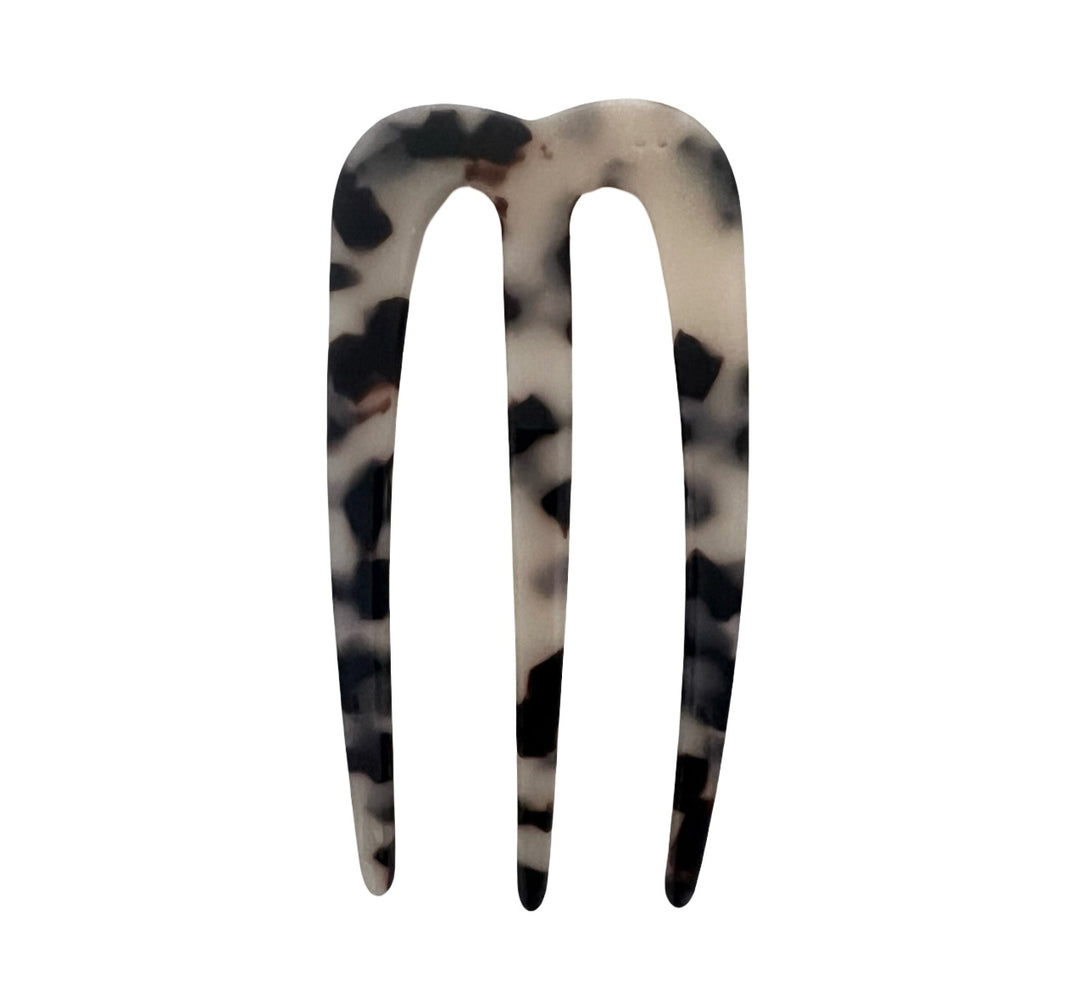 Acetate Chignon/ M Pin - Light Turtle