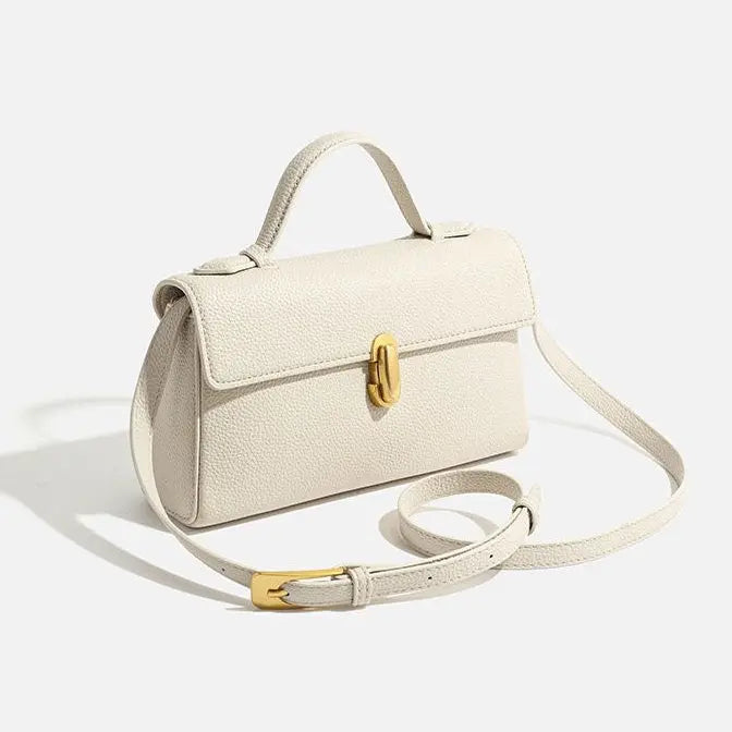 Katherine Vegan Leather Bag – White