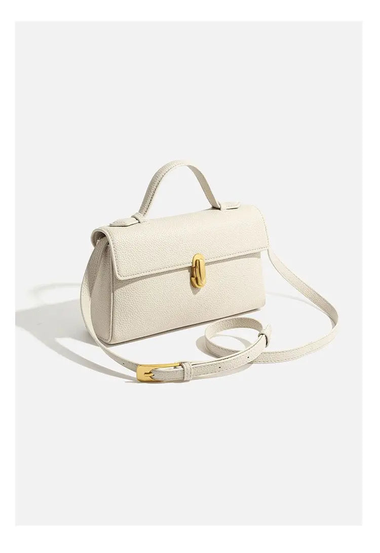 Katherine Vegan Leather Bag – White