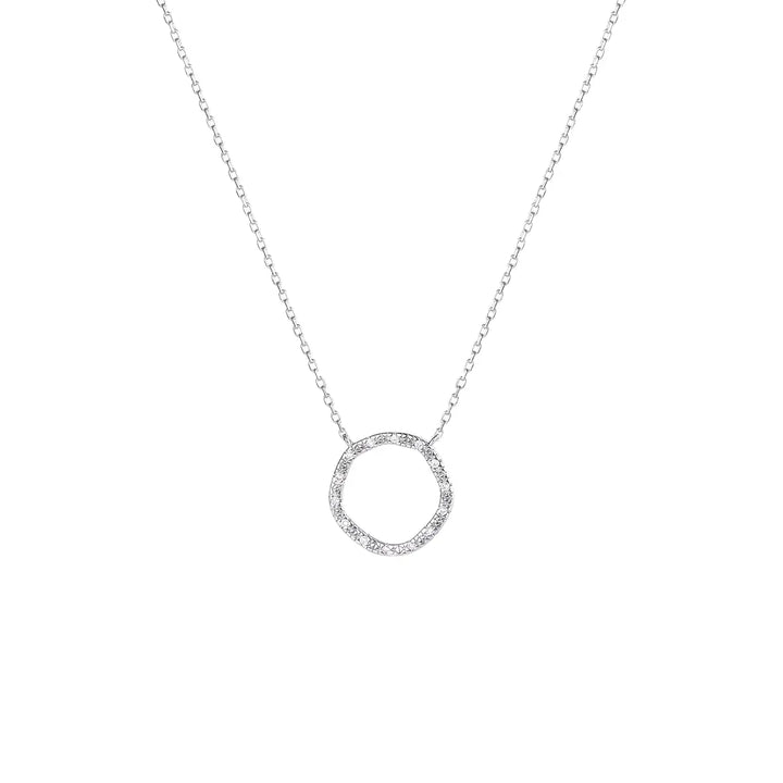 WS Rivière Circle zirconia Sterling silver Ring