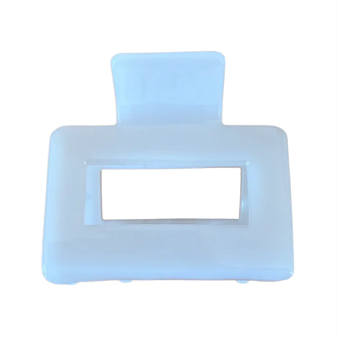 WS Premium Medium Acetate Rectangular Claw - Glacier Blue