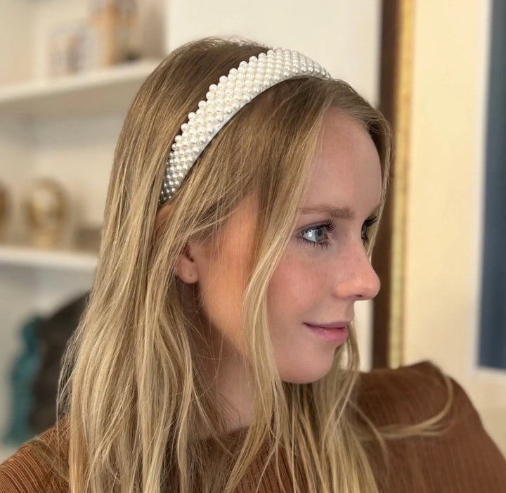 WS White Duchess Headband