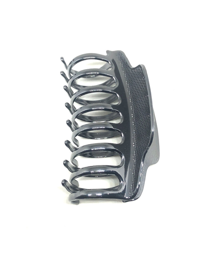 WS - Oversized Metal Hair Claw Clip in Hermatite 787099021214
