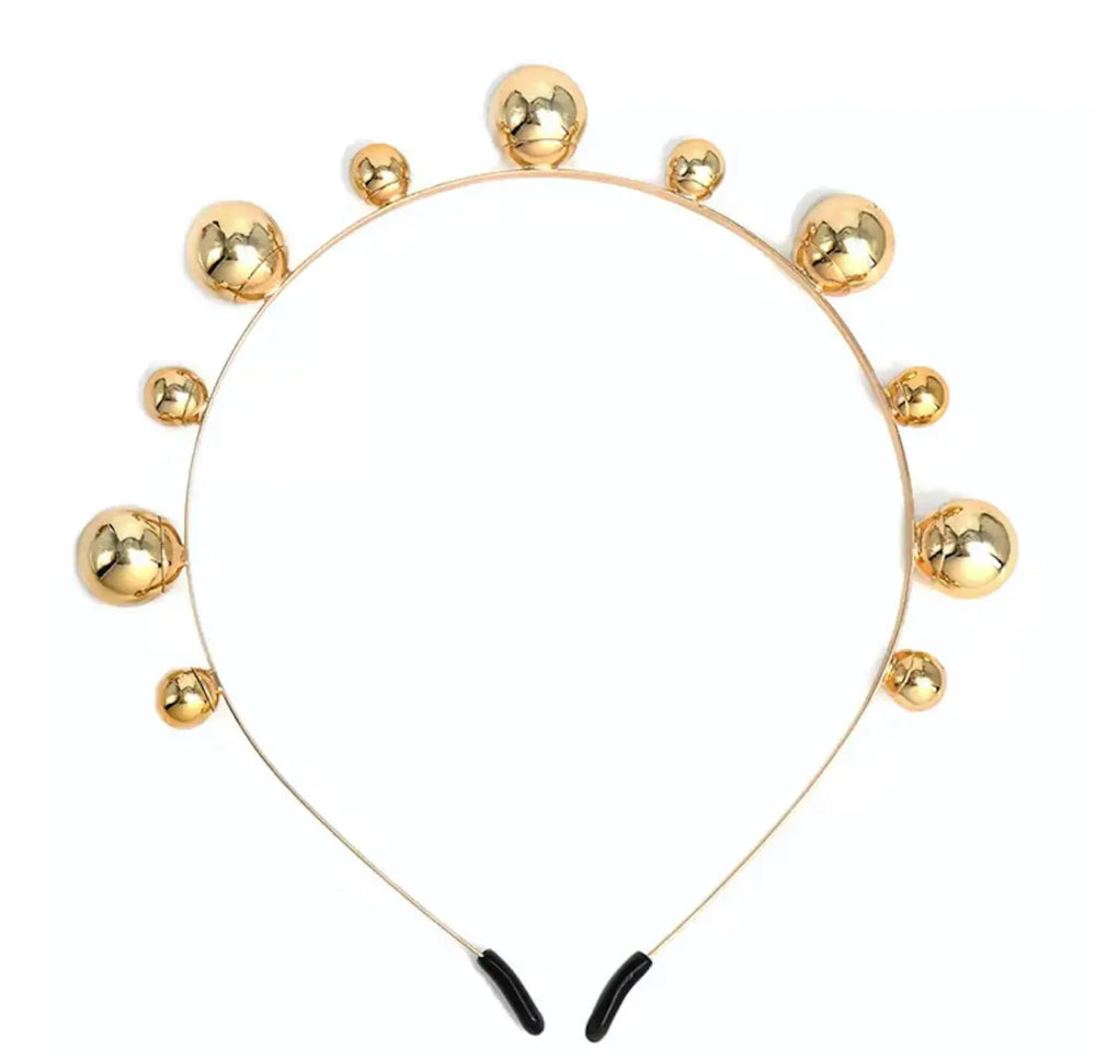 Gold Pearl Headband