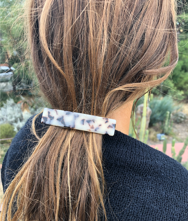 Acetate Barrette - Light turtle