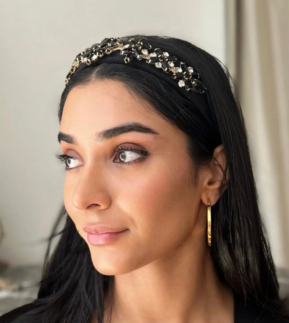 WS - Headband Bling – Black Elizabeth