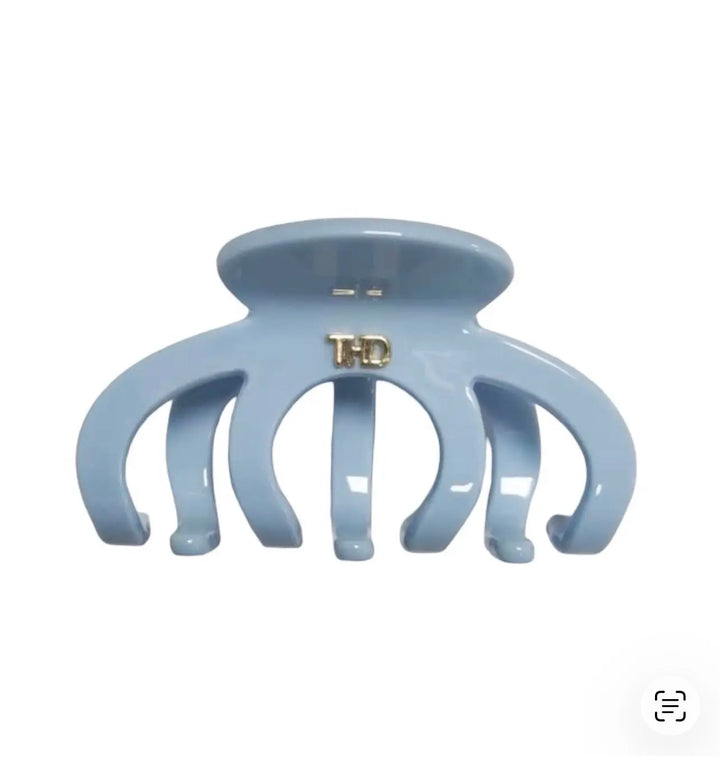 WS Acetate Octopus Hair Claw 6.8cm in Gelato Blue