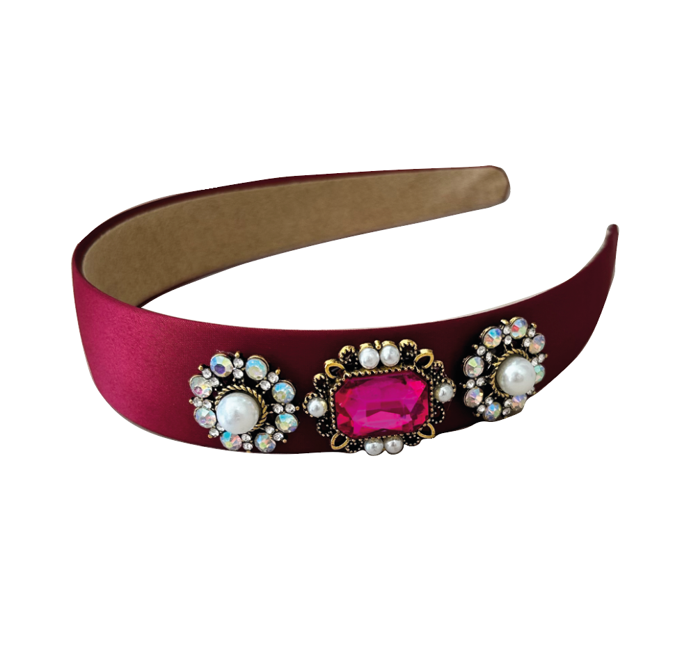 Headband Bling - Red Charleston - Tania Hird Designs