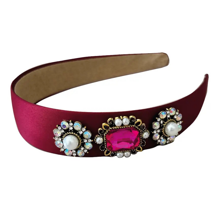 Headband Bling - Red Charleston - Tania Hird Designs