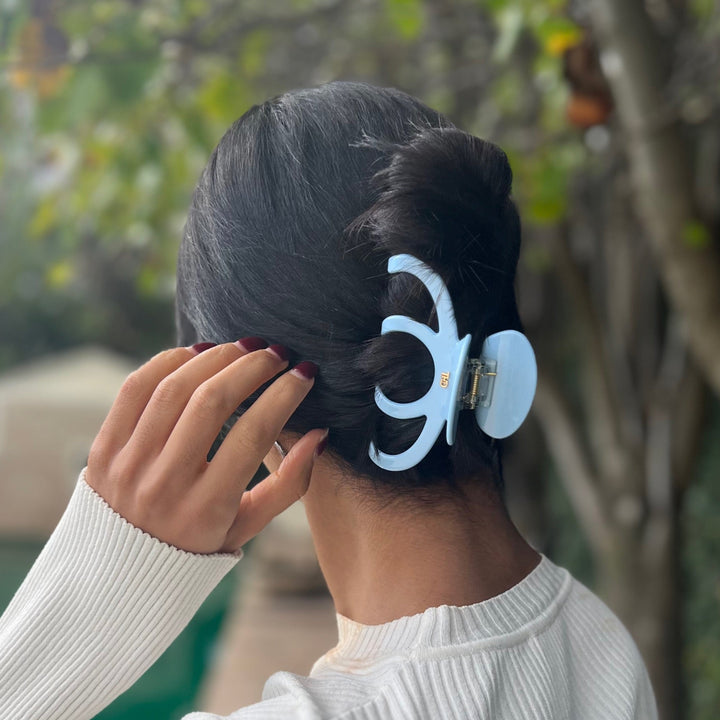 Acetate Octopus Hair Claw Gelato Glacier Blue