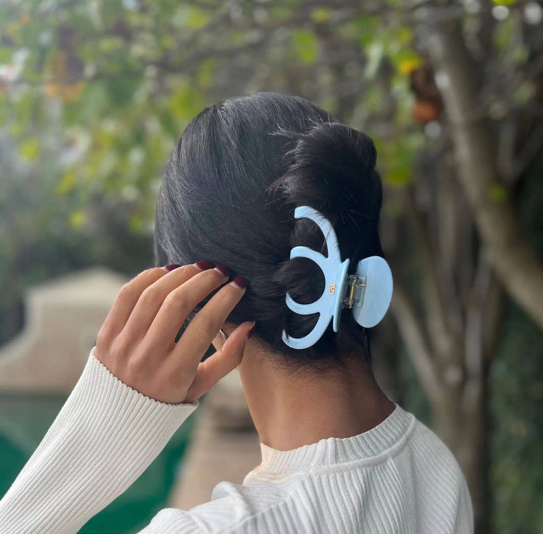 Acetate Octopus Hair Claw Gelato Glacier Blue