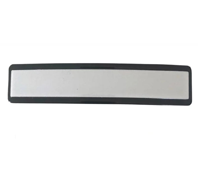 WS - Acetate Barrette - Two Tone - French Grey with Black Trim 787099020804 Tania Hird Designs