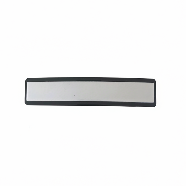 Acetate Barrette -  Two Tone in French Grey with Black Trim