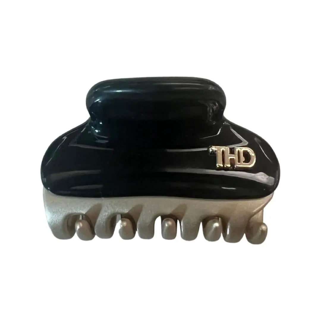 Hair Claw Clip Acetate Athenae Noir in Medium