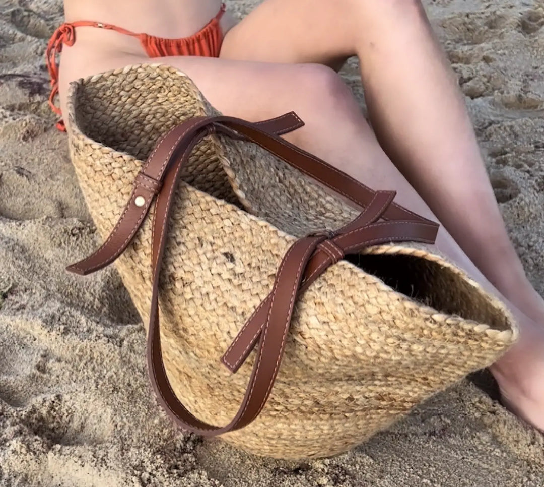 Bag - Lille with Tan handles