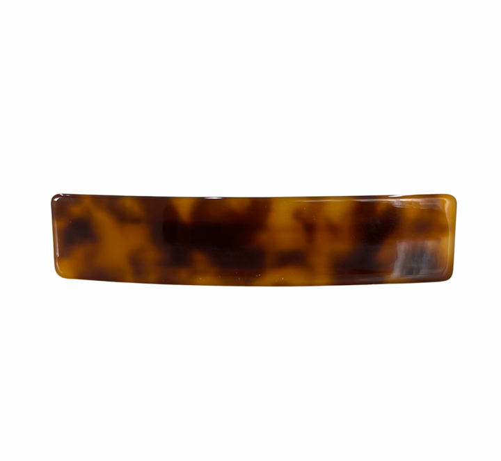 Acetate Barrette -Classic Brown
