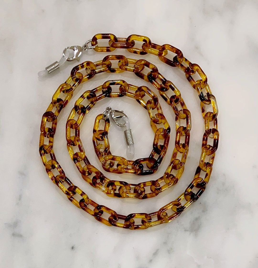 Glasses / Sunglass/Mask Chain in Tortoise