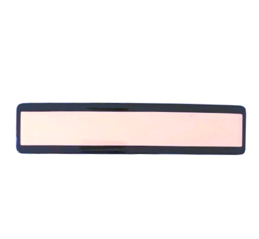 WS - Acetate Barrette - Two Tone in Chanel Pink with Black trim Tania Hird Designs