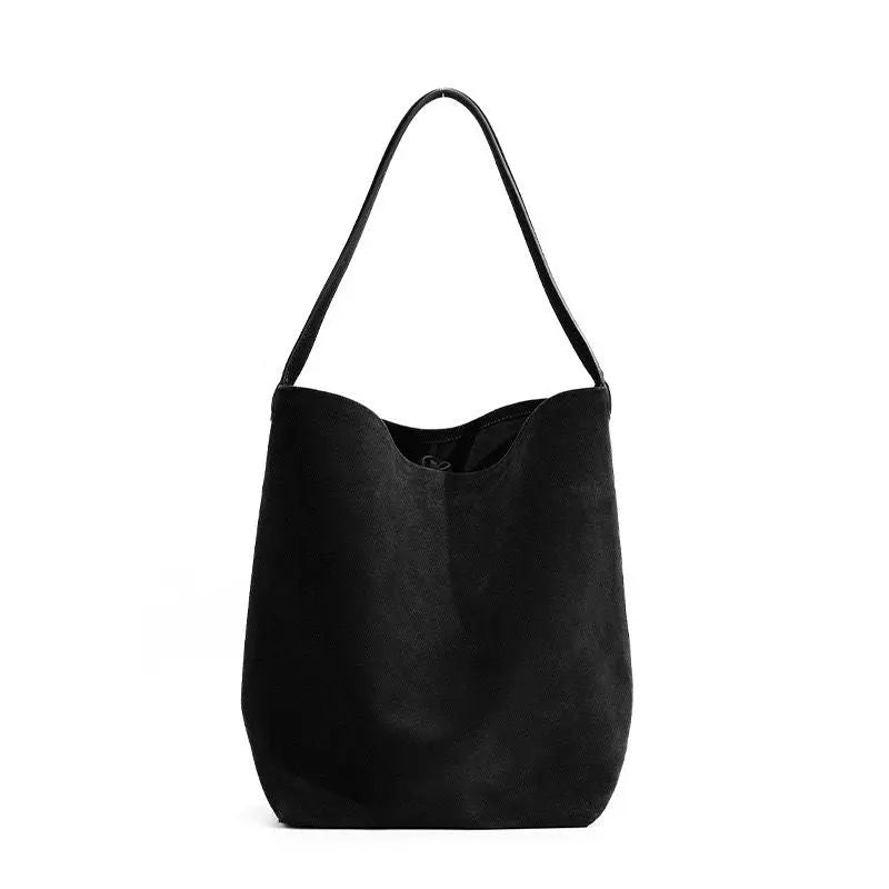 WS Lyon Cowhide Large Hobo in Black
