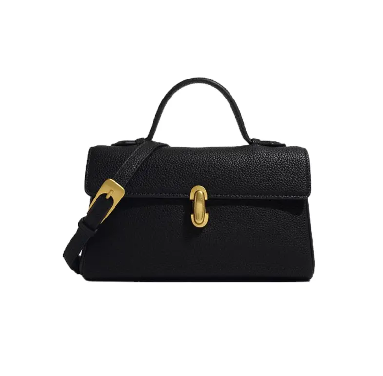 WS Katherine Vegan Leather Bag – Black