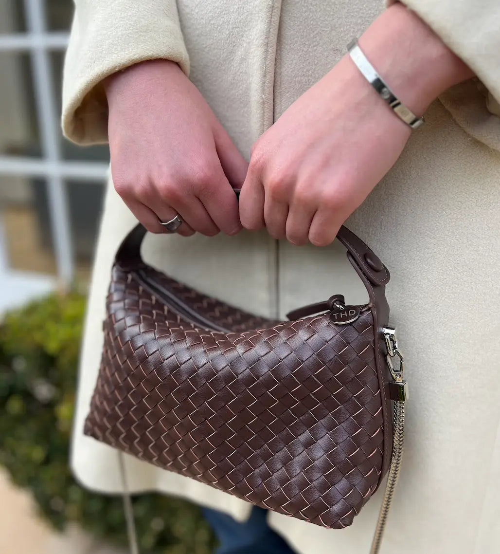 WS Irene Cowhide Bag -D Brown