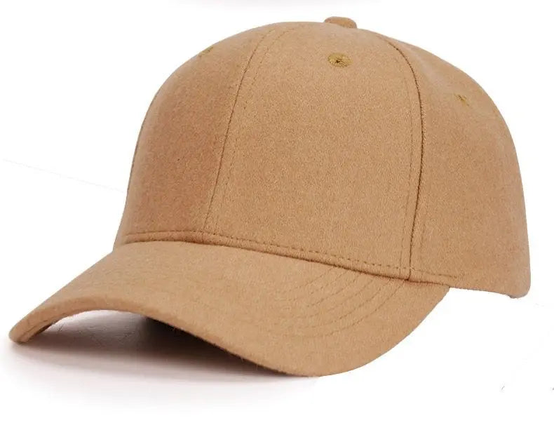 WS Woolblend Baseball Cap M in Camel