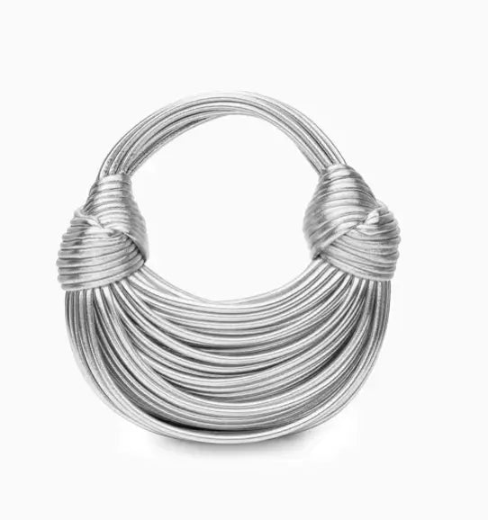 Amara Hand Bag - Silver