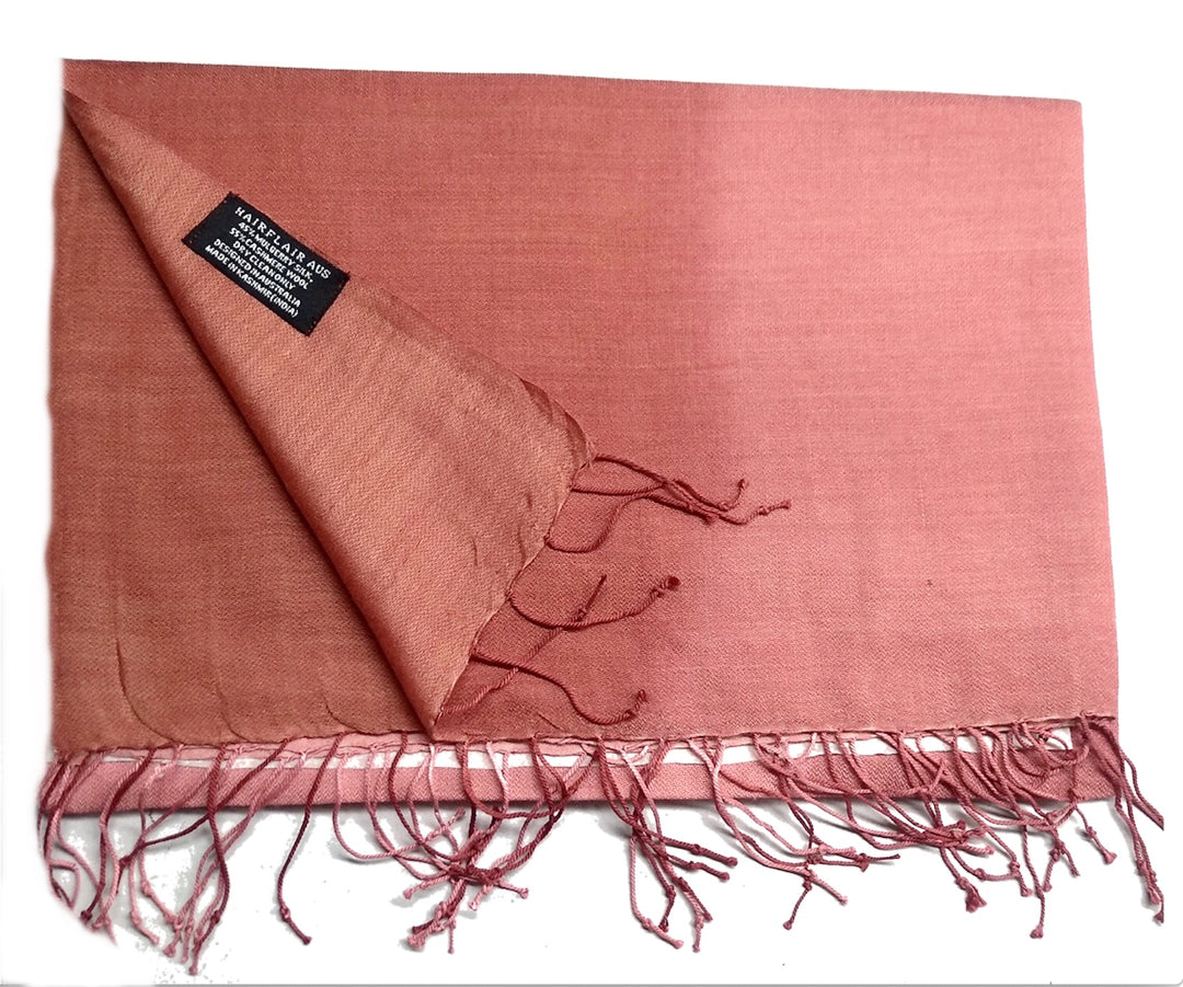Scarf - Cashmere/ Mulberry Silk Scarf inPirouette Pink/Pink